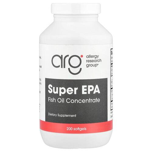 Allergy Research Group Super Epa Fish Oil Concentrate 200 Softgels product image