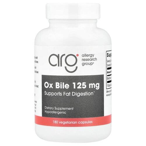 알러지 리서치 그룹 Allergy Research Group, 소 담즙, 125mg, 베지 캡슐 180정 product image