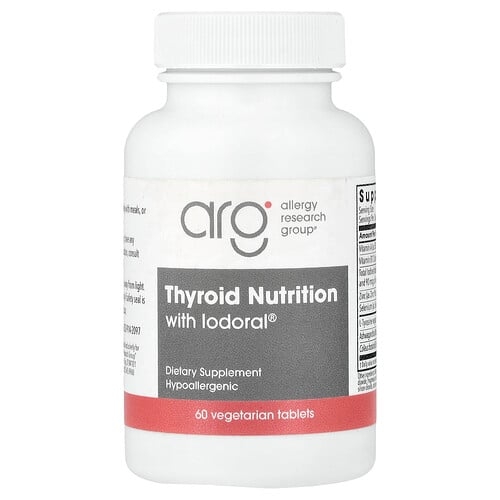 Allergy Research Group Thyroid Nutrition With Iodoral 60 Vegetarian Tablets product image
