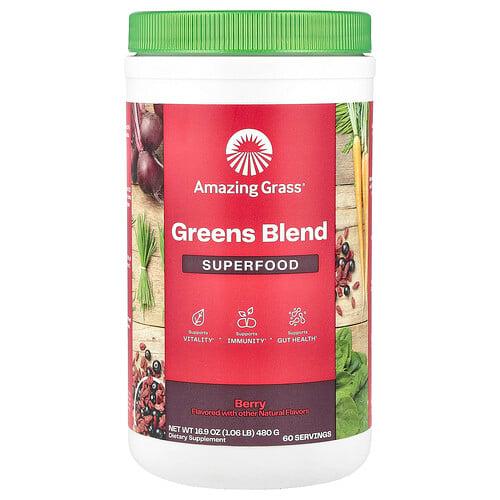 Amazing Grass Greens Blend Superfood Berry 16 9 Oz 480 G product image