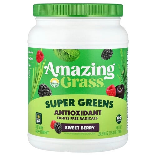 Amazing Grass Super Greens Antioxidant Sweet Berry 1 54 Lb 700 G product image