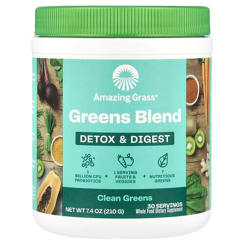 Amazing Grass Greens Blend Detox Digest Clean Greens 7 4 Oz 210 G product image