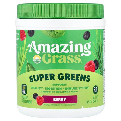 Amazing Grass Super Greens Berry 8 5 Oz 240 G product image