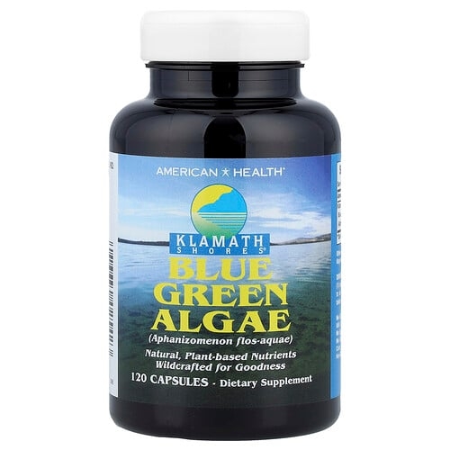 American Health Klamath Shores Blue Green Algae 120 Capsules 500 Mg Per Capsule product image