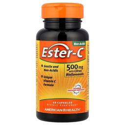 American Health Ester C With Citrus Bioflavonoids 60 Capsules