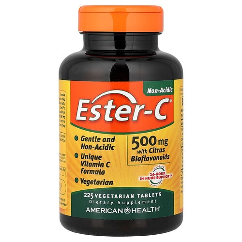 American Health Ester C With Citrus Bioflavonoids 225 Vegetarian Tablets product image