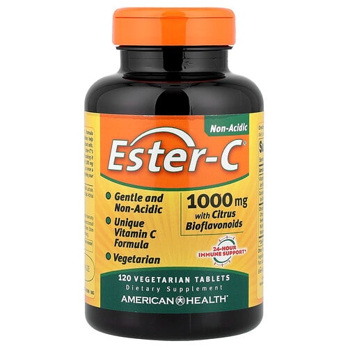 American Health Ester C With Citrus Bioflavonoids 1 000 Mg 120 Vegetarian Tablets product image