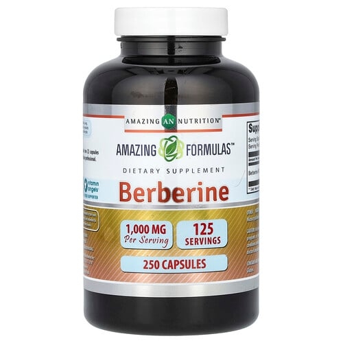 Amazing Nutrition Berberine 250 Capsules 500 Mg Per Capsule product image