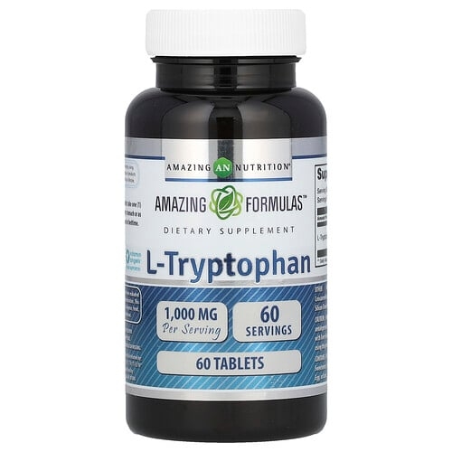 Amazing Nutrition L Tryptophan 1 000 Mg 60 Tablets product image