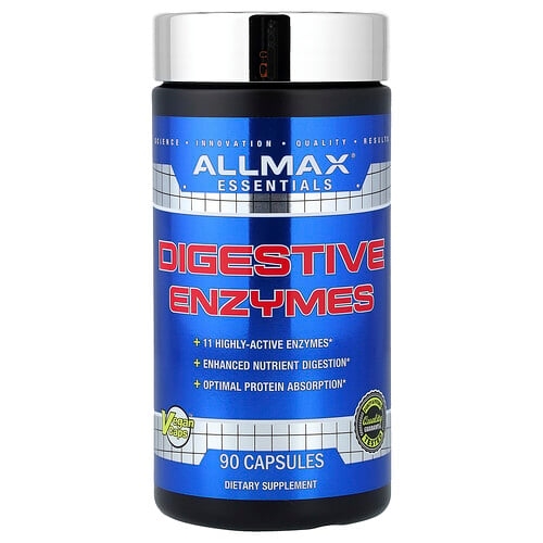 Allmax Essentials Digestive Enzymes 90 Capsules product image