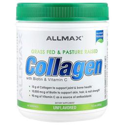 Allmax Collagen With Biotin Vitamin C Unflavored 15 5 Oz 440 G