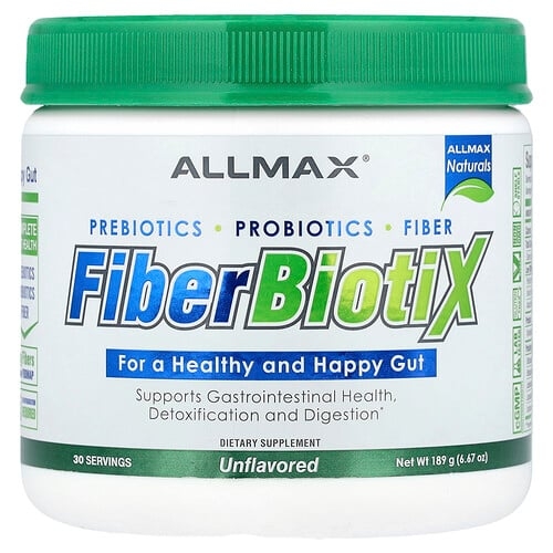 Allmax Fiberbiotix Unflavored 6 67 Oz 189 G product image