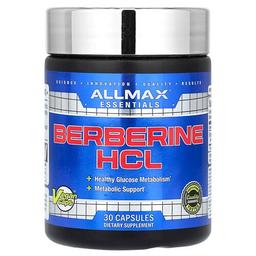 Allmax Essentials Berberine Hcl 500 Mg 30 Vegan Capsules