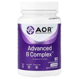 Advanced Orthomolecular Research Aor Advanced B Complex 90 Capsules