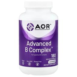 Advanced Orthomolecular Research Aor Advanced B Complex 180 Capsules