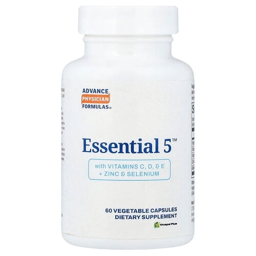 Advance Physician Formulas Essential 5 With Vitamins C D E Zinc Selenium 60 Vegetable Capsules product image