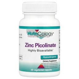 Nutricology Zinc Picolinate 25 Mg 60 Vegetarian Capsules