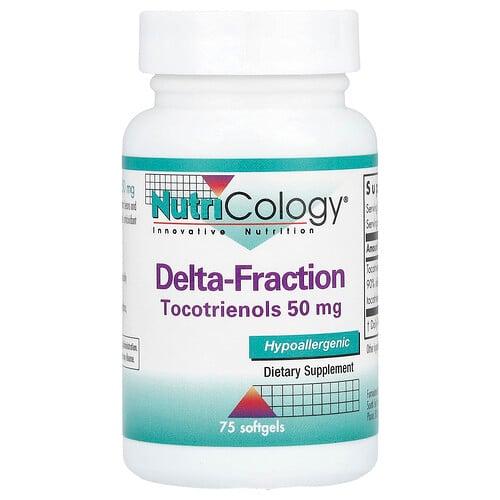 뉴트리콜로지 Nutricology, 델타 프랙션, 토코트리에놀, 소프트젤 75정(소프트젤 1정당 50mg) product image