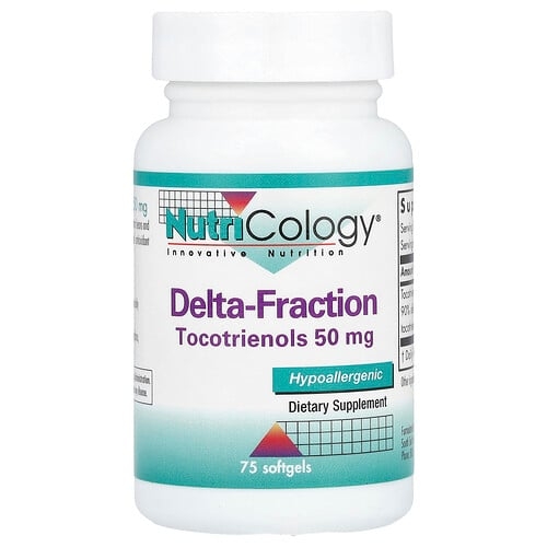 Nutricology Delta Fraction Tocotrienols 75 Softgels 50 Mg Per Softgel product image