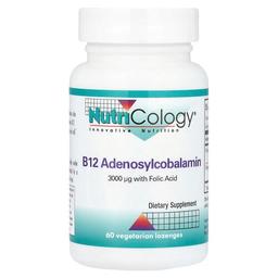 Nutricology B12 Adenosylcobalamin 60 Vegetarian Lozenges