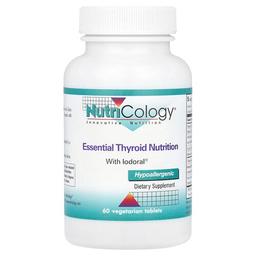 Nutricology Essential Thyroid Nutrition With Iodoral 60 Vegetarian Tablets