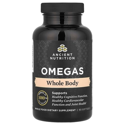 Ancient Nutrition Omegas Whole Body 90 Softgels product image