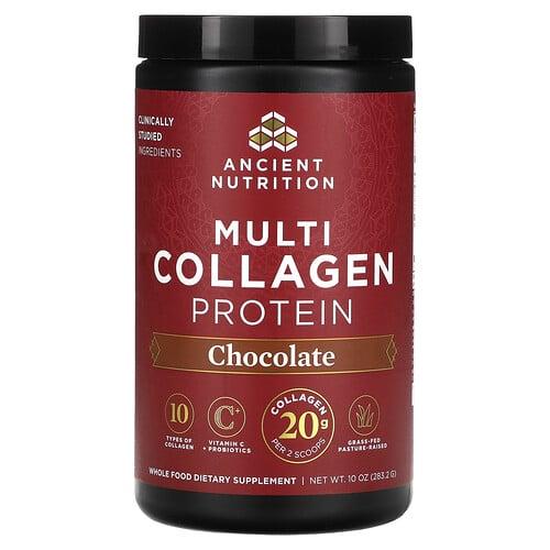 Ancient Nutrition Multi Collagen Protein Chocolate 10 Oz 283 2 G product image
