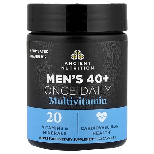 Ancient Nutrition Men S 40 Once Daily Multivitamin 30 Capsules product image