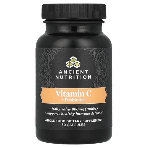 Ancient Nutrition Vitamin C Probiotics 60 Capsules product image