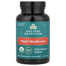 Ancient Nutrition Multi Mushroom Daily Immune Defense 60 Tablets