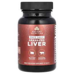 Ancient Nutrition Once Daily Grass Fed Liver 1 G 30 Tablets