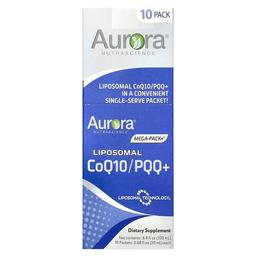 Aurora Nutrascience Liposomal Coq10 Pqq 10 Packets 0 68 Fl Oz 20 Ml Each