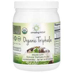 Amazing India Organic Triphala 16 Oz 454 G