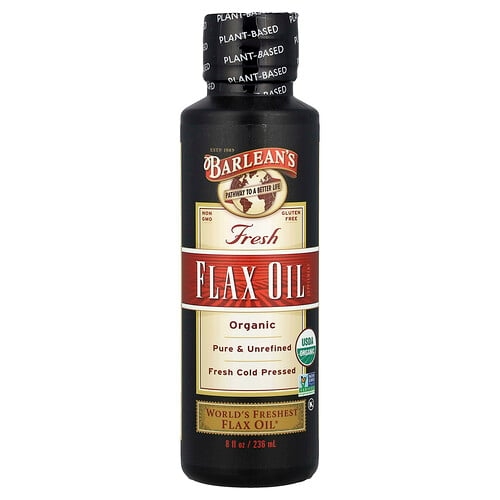 Barlean S Organic Flax Oil 8 Fl Oz 236 Ml product image