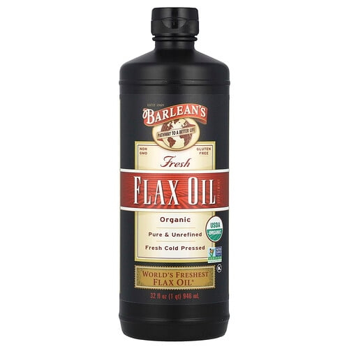 Barlean S Organic Fresh Flax Oil 32 Fl Oz 946 Ml product image