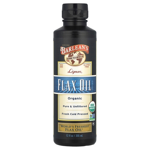 Barlean S Organic Lignan Flax Oil 12 Fl Oz 355 Ml product image