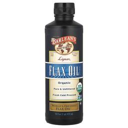 Barlean S Organic Lignan Flax Oil 16 Fl Oz 473 Ml