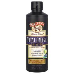 Barlean S Master Blend Total Omega 3 6 9 Lemonade 16 Fl Oz 473 Ml