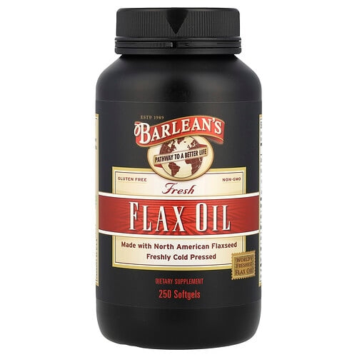 Barlean S Fresh Flax Oil 250 Softgels product image
