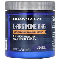 Bodytech L Arginine Akg Unflavored 3 17 Oz 90 G