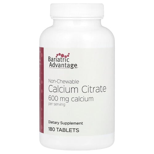 Bariatric Advantage Non Chewable Calcium Citrate 180 Tablets product image