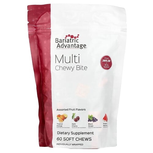 Bariatric Advantage Multi Chewy Bite Assorted Fruit 60 Soft Chews product image