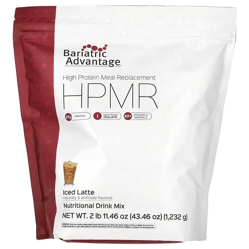 Bariatric Advantage Hpmr High Protein Meal Replacement Iced Latte 2 Lb 11 46 Oz 1 232 G product image