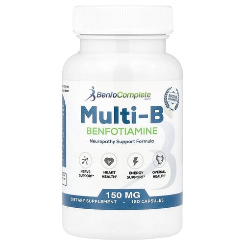 Benfotiamine Inc Multi B Benfotiamine Neuropathy Support Formula 120 Capsules product image