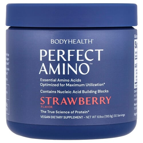 Bodyhealth Perfect Amino Strawberry 6 9 Oz 195 9 G product image