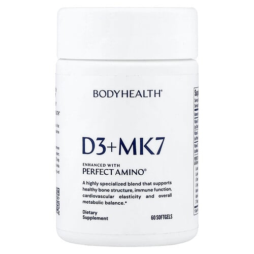 Bodyhealth D3 Mk7 60 Softgels product image