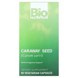 Bio Nutrition Caraway Seed 60 Vegetarian Capsules 500 Mg Per Capsule
