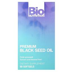 Bio Nutrition Premium Black Seed Oil 90 Softgels 500 Mg Per Softgel