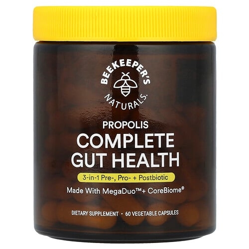 Beekeeper S Naturals Propolis Complete Gut Health 60 Vegetable Capsules product image