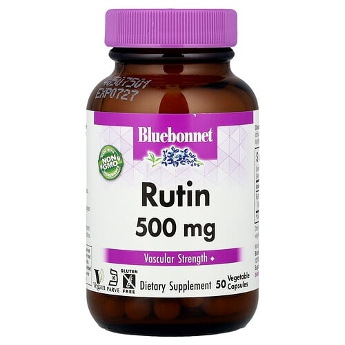 Bluebonnet Nutrition Rutin 500 Mg 50 Vegetable Capsules product image